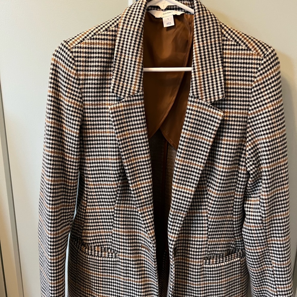 Old navy plaid blazer